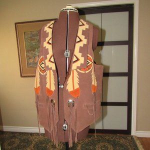 UNISEX GENUINE SEUDE LEATHER VEST